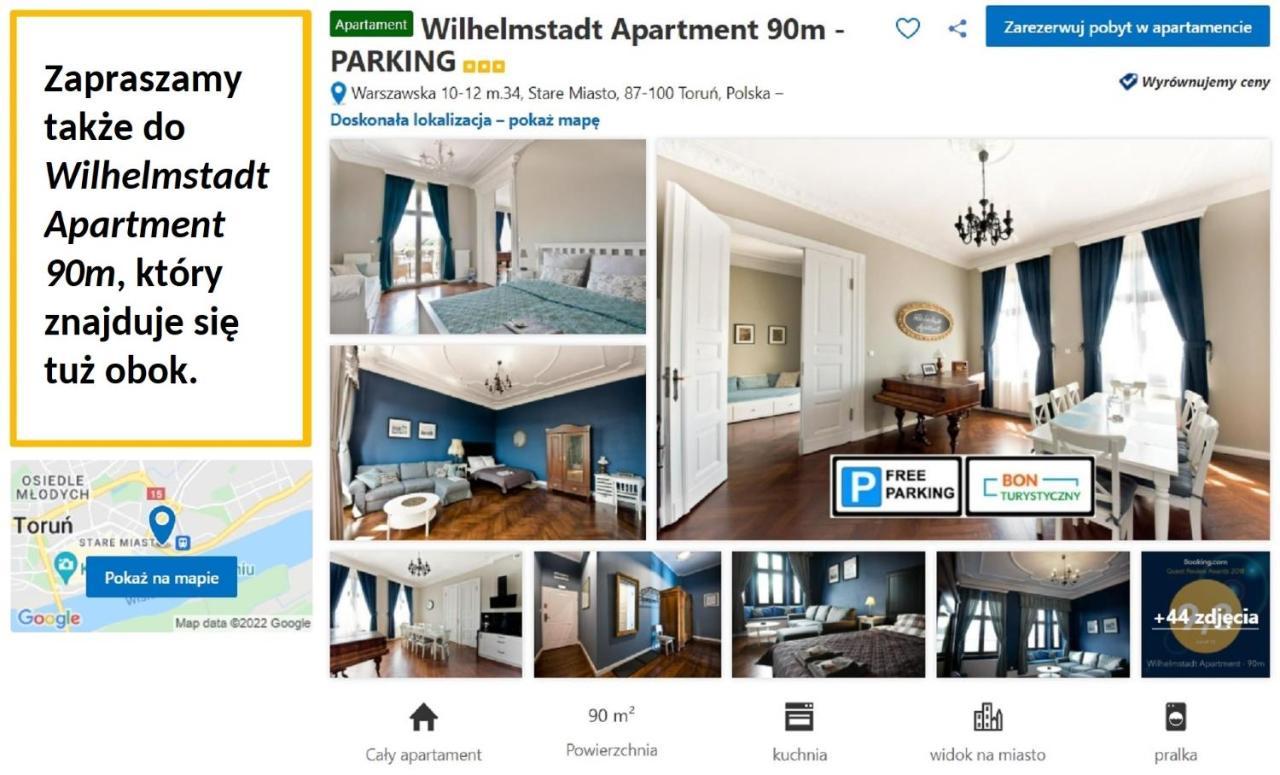 Wilhelmstadt Apartment 60M - Parking Stary Toruń Exteriér fotografie